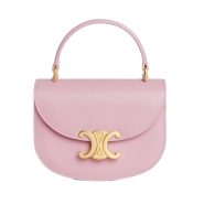 Сумка Celine Mini Besace Triomphe из блестящей телячьей кожи